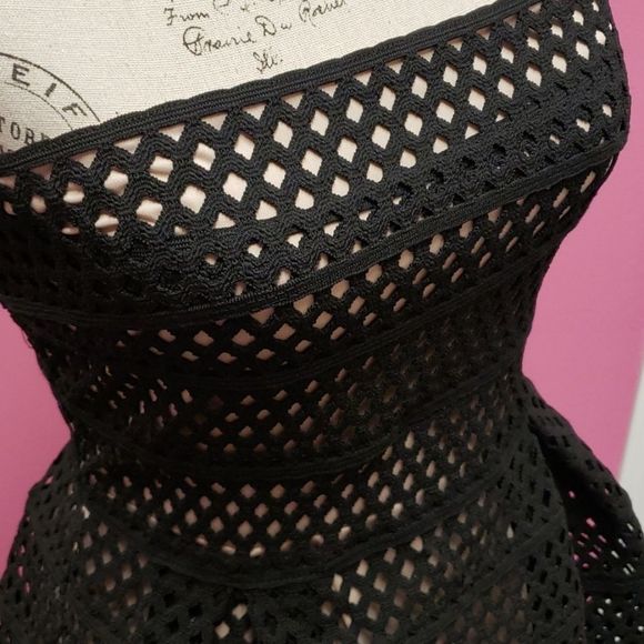 NWOT 💕💕Mystic Black Stretch Lace Dress Size M - Picture 8 of 14